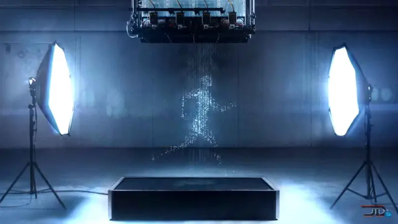 Un holograma hecho de agua !?!?!?