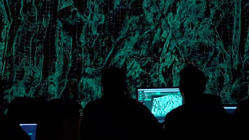 Barceló Corales · Videomapping interactivo en roca volcánica