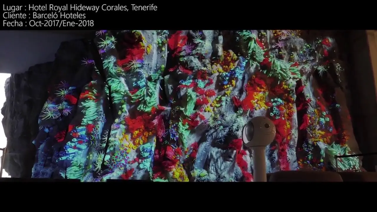 Miniatura del vídeo: Barceló Corales – Mapping interactivo