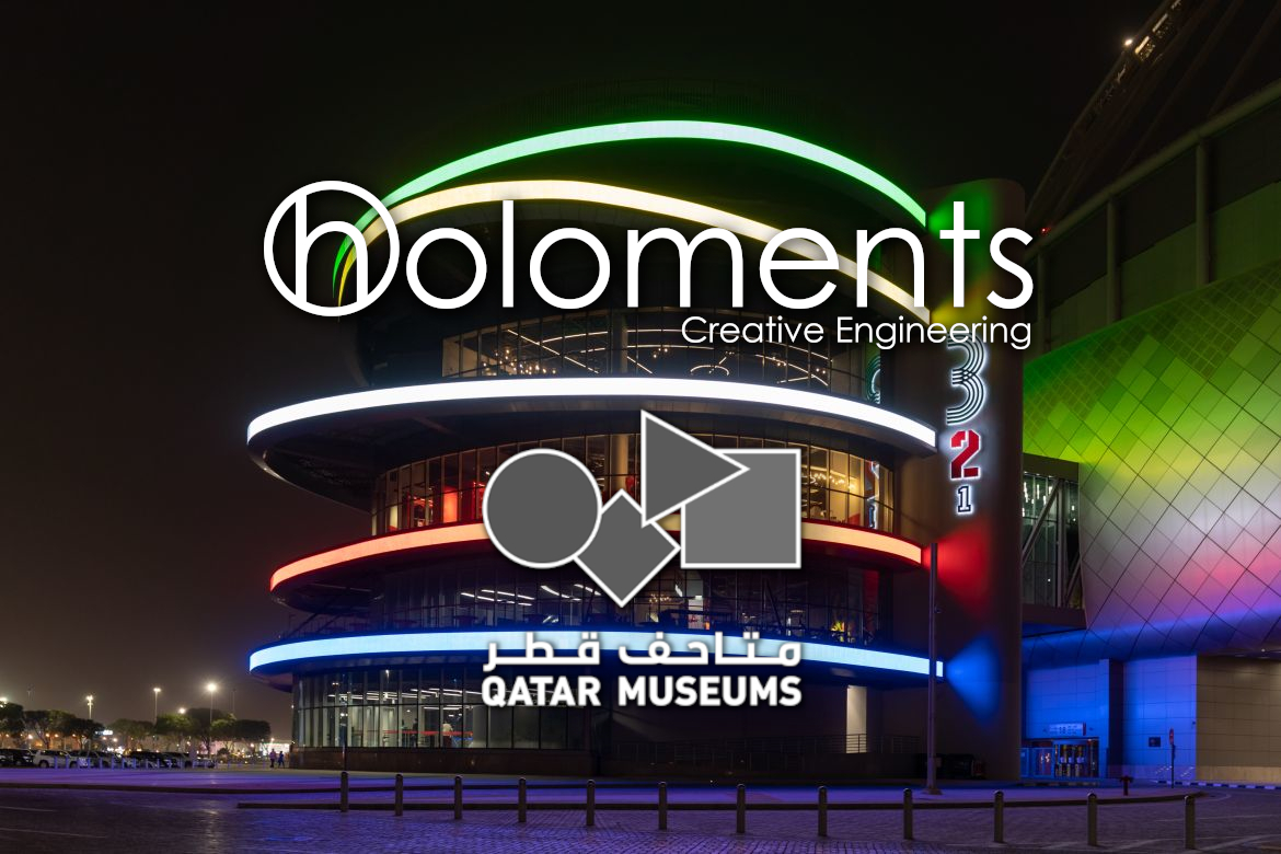 objetos interactivos sensor capacitivo holoments hologramas interactivos qatar museo olimpico