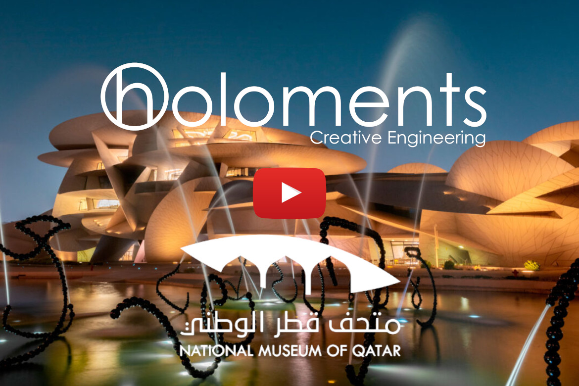 hologramas interactivos holoments museo nacional de qatar bgl